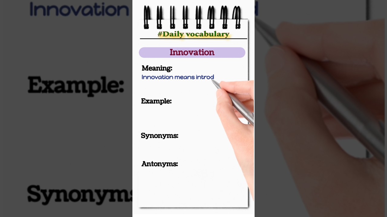 Meaning of innovation | innovation meaning #shorts #vocabs #vocabulary #english #yt #youtubeshorts