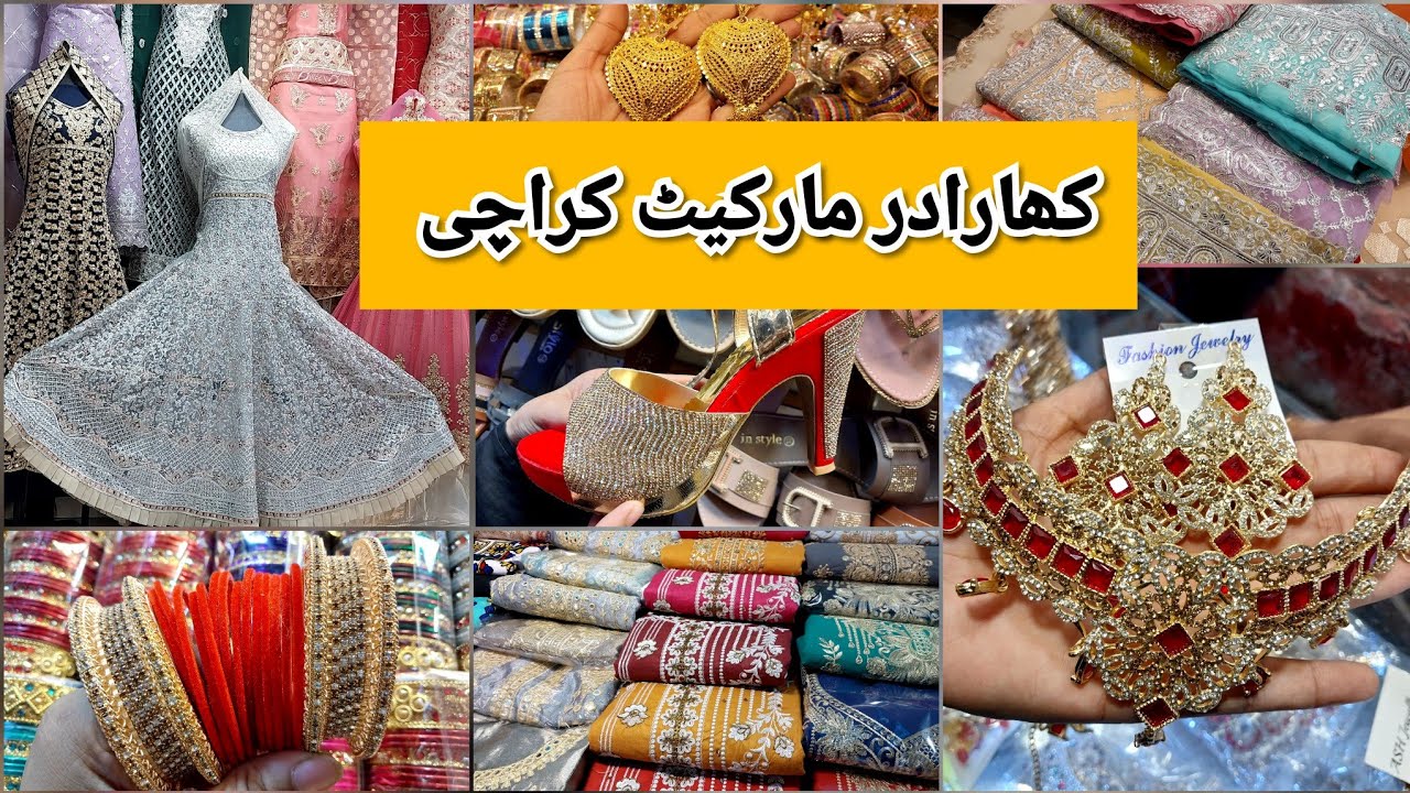 Machi Miani Market Kharadar Karachi-heel,maxi,kurti,fancy dress & bag Shopping-Local Bazar Pakistan