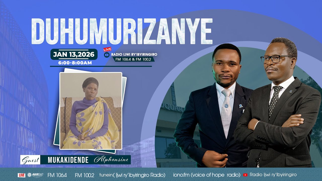 🛑LIVE: IKIGANIRO DUHUMURIZANYE - KUWA 13 /01/2026 @6:00am