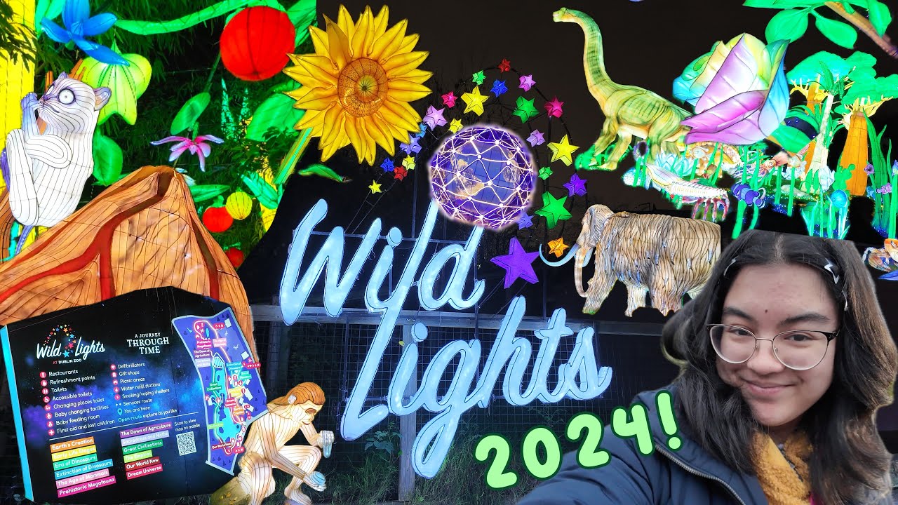 4K Dublin Zoo: Wild Lights Vlog! 2024 Edition (READ DESCRIPTION)