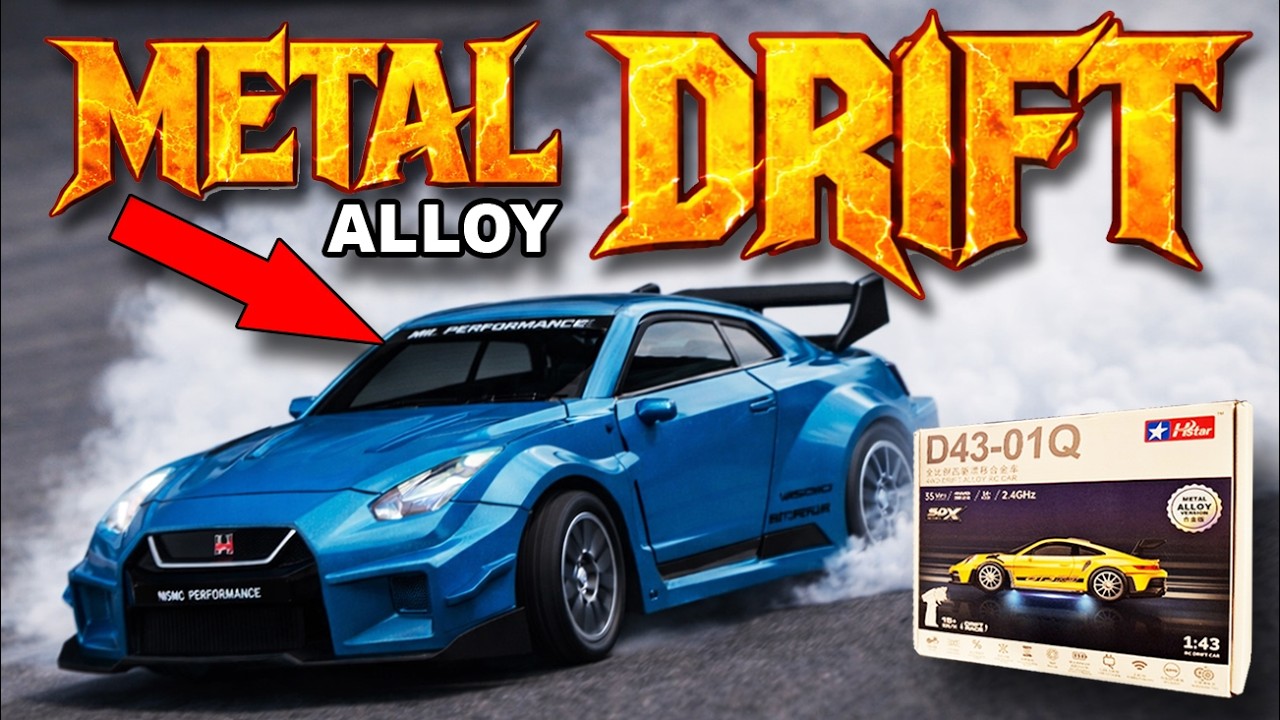 HEAVY METAL DRIFTU! HStar D43-01Q - mini RC z METALOWĄ karoserią - unboxing, test, recenzja 🤘