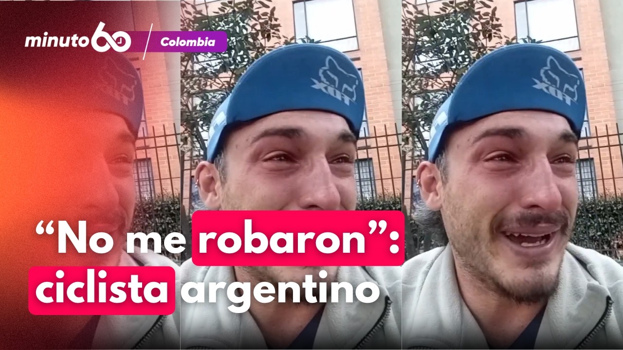 La verdad sobre el argentino que viaja en bicicleta y perdió su maleta en Bogotá | Minuto60