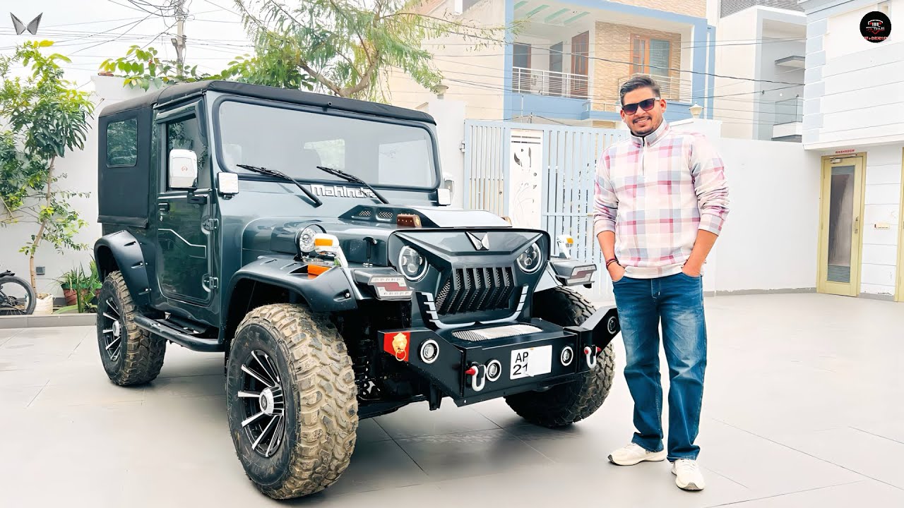 THAR HARDTOP &bull; Modified Jeep Going To ( ANDHRA PRADESH ) @8199061161 Jain Motor&rsquo;s Jeep
