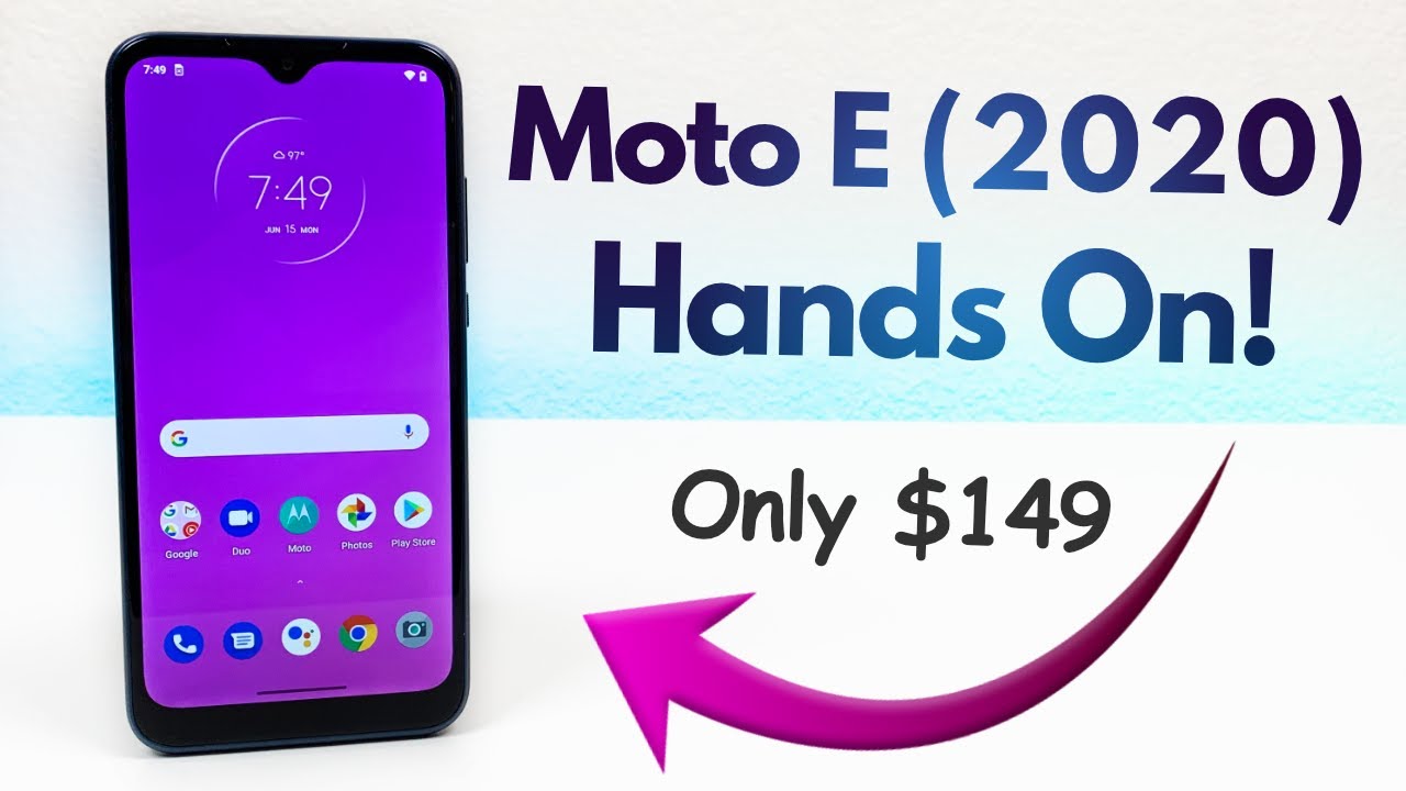 Motorola Moto E (2020) - Hands On & First Impressions!