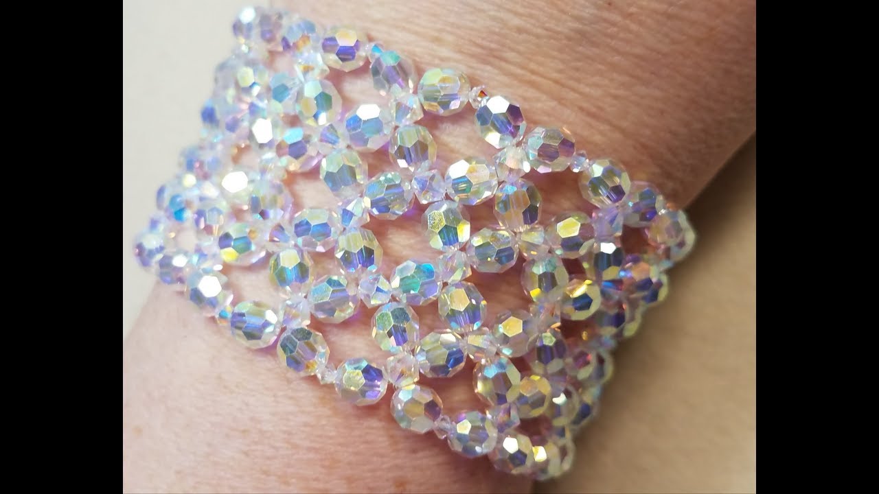 Armband selber machen Swarovski Schmuck Geschenk bracelet DIY pulsera bilezik браслет своими руками