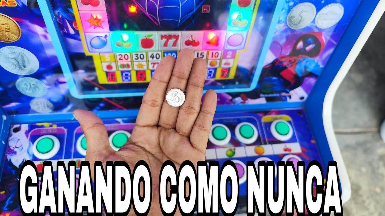 Gane en la maquinita con las monedas más pequeñas del mundo🤑😎🤑