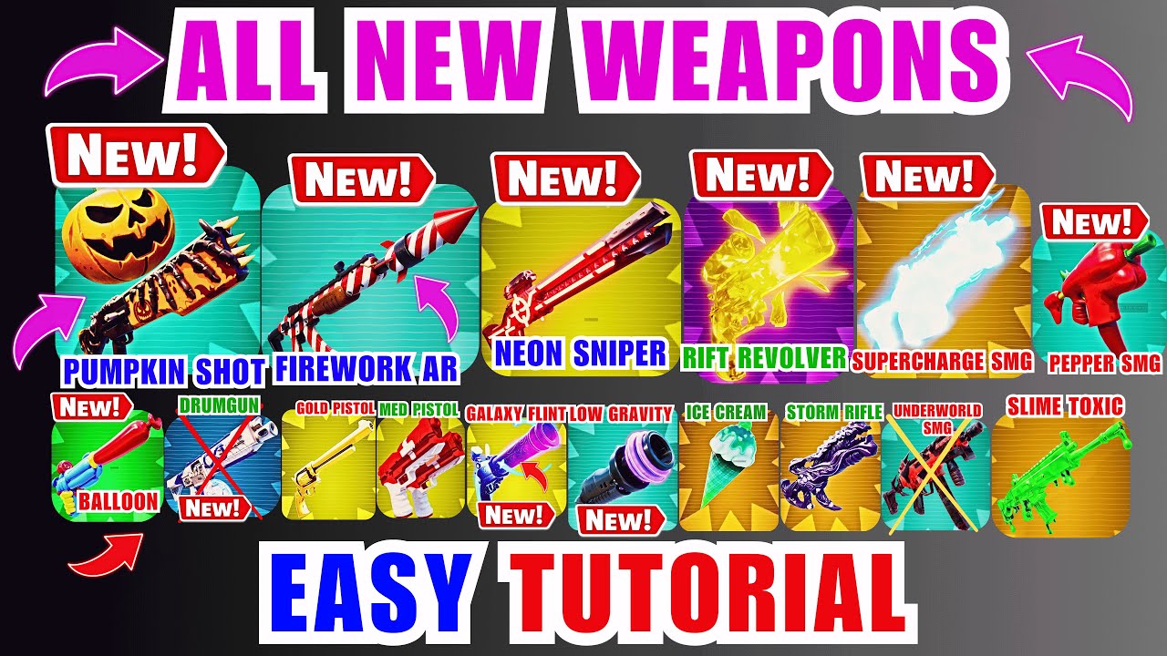 how to get every secret in 1v1 with every gun fortnite (NEW TUTORIAL) PART 1