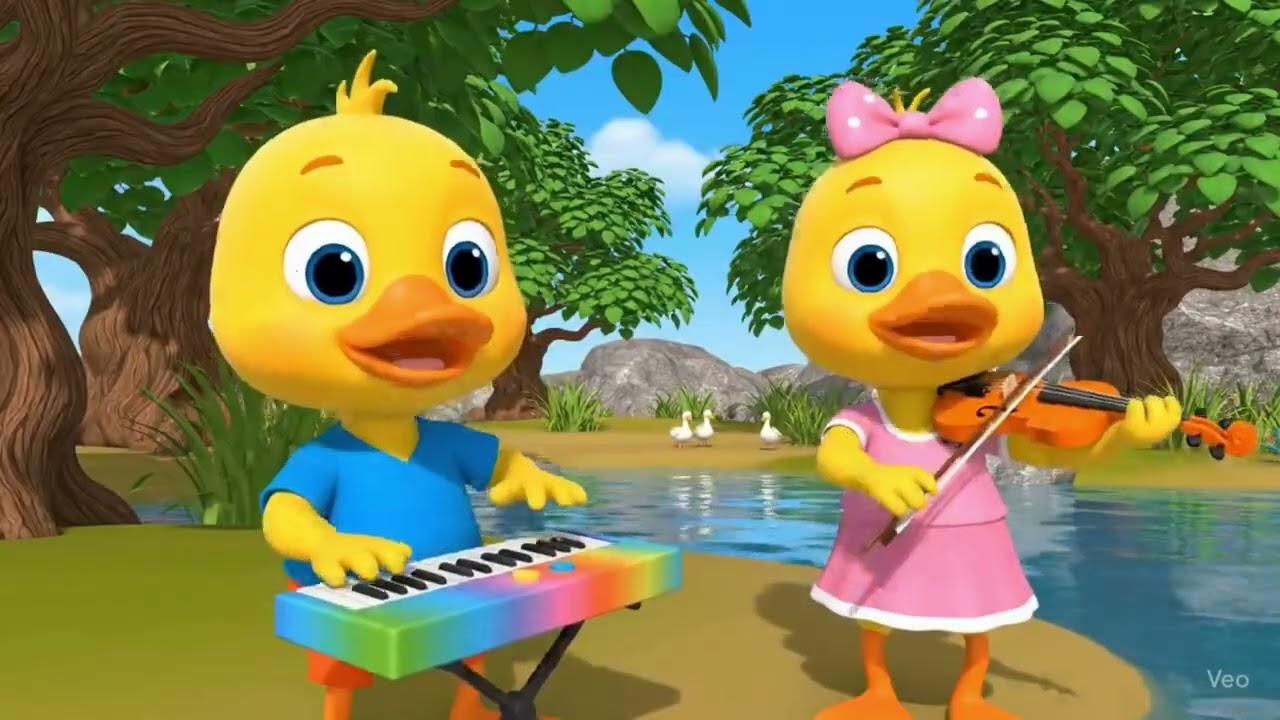 Quack, Quack, Little Duck | Song for Preschoolers