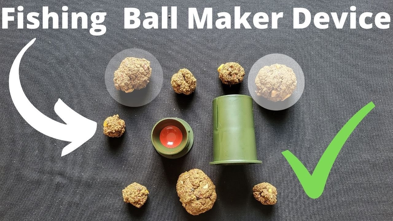 Fishing Bait Ball Maker Tool - Carp Fishing - Feeding Balls for Carp Fishing - Easy and Fast [4K]