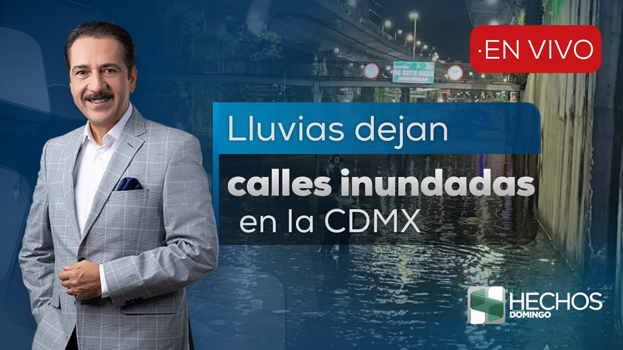 #HechosDomingo: CDMX amanece con labores de limpieza tras lluvias intensas (28/09/25)