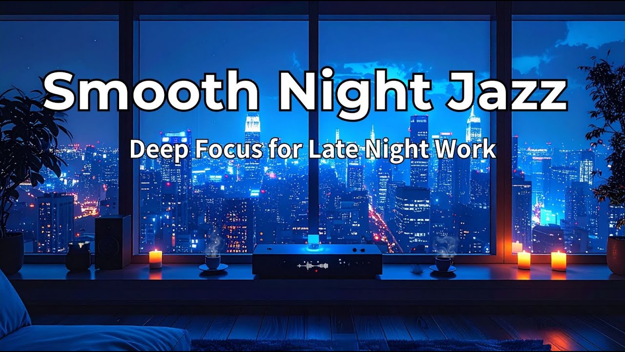 Smooth Night Jazz – Deep Focus for Late Night Work