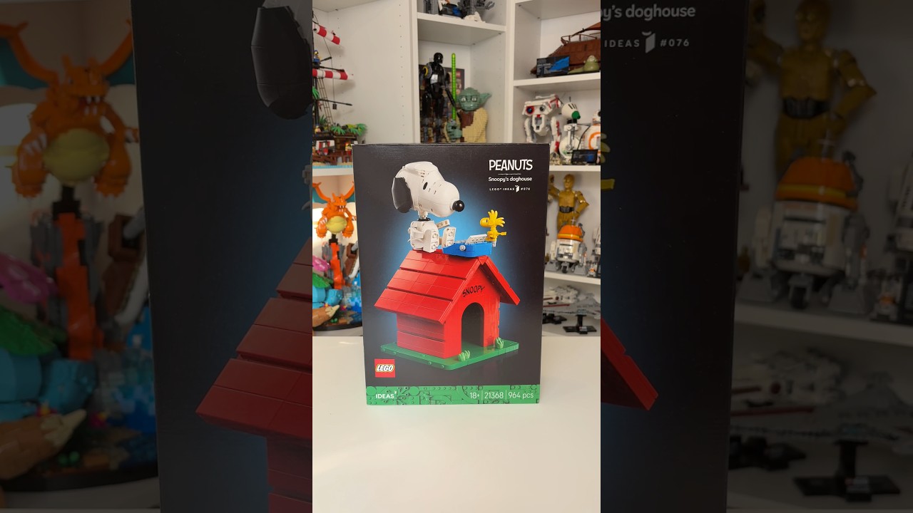 LEGO Ideas Peanuts: Snoopy&rsquo;s Doghouse! #lego #21368 #rlfm