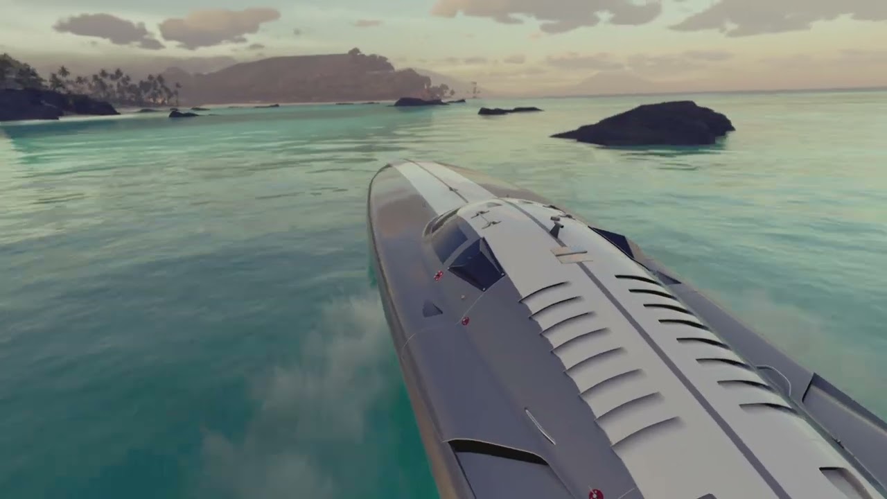Offshore MK2 Powerboat, Test run