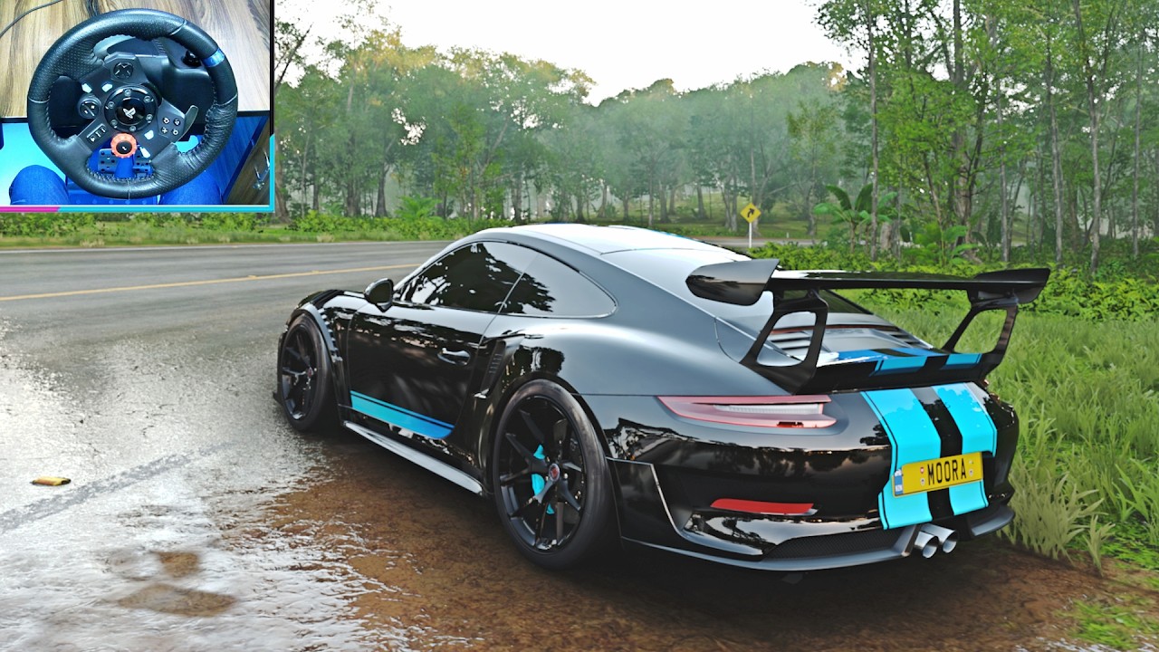 Porsche 911 GT3 RS - Forza Horizon 5 | Logitech G29 Steering Wheel Gameplay