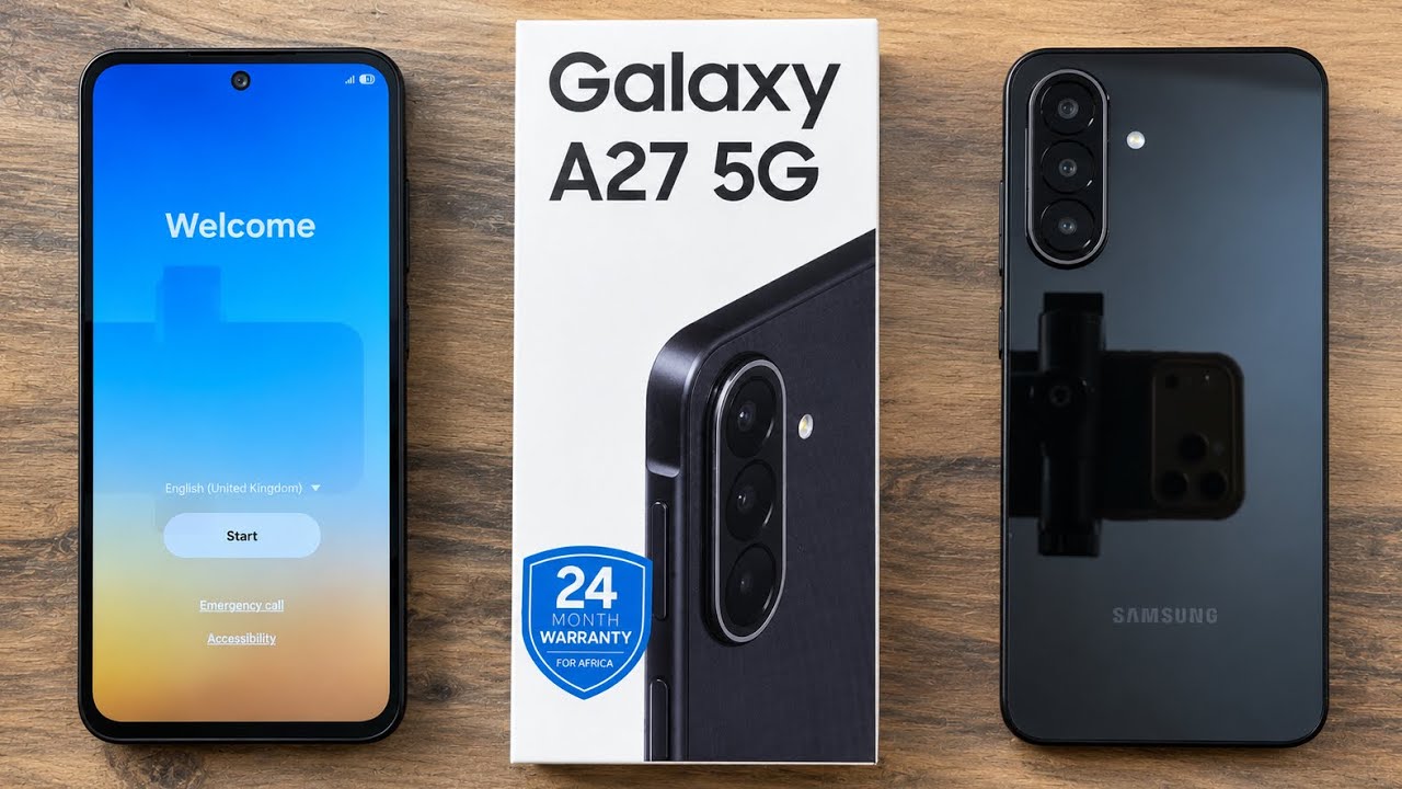 Samsung Galaxy A27 5G 6/128GB Black Unboxing