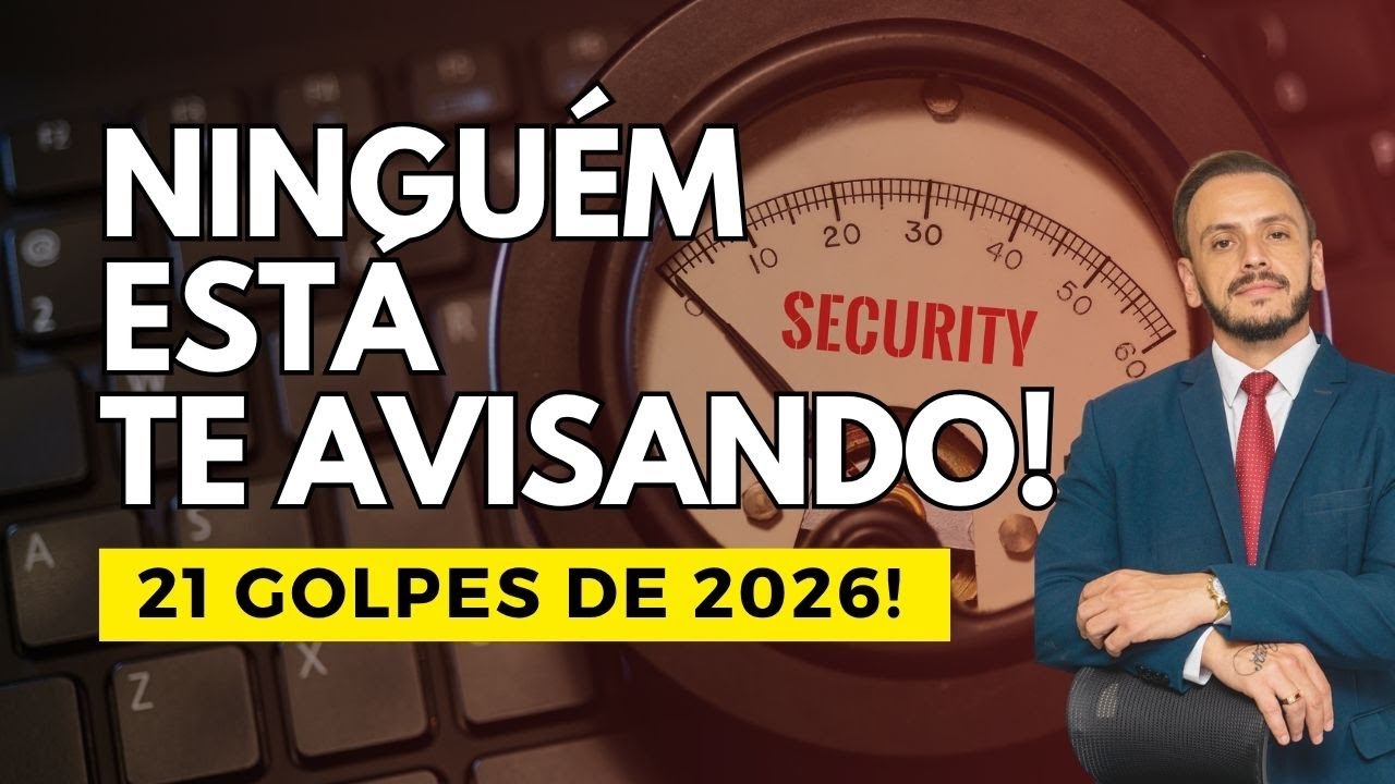 🚨 Os 21 Golpes Digitais que MAIS VÃO ROUBAR os Brasileiros em 2026 (E ninguém está te avisando!)