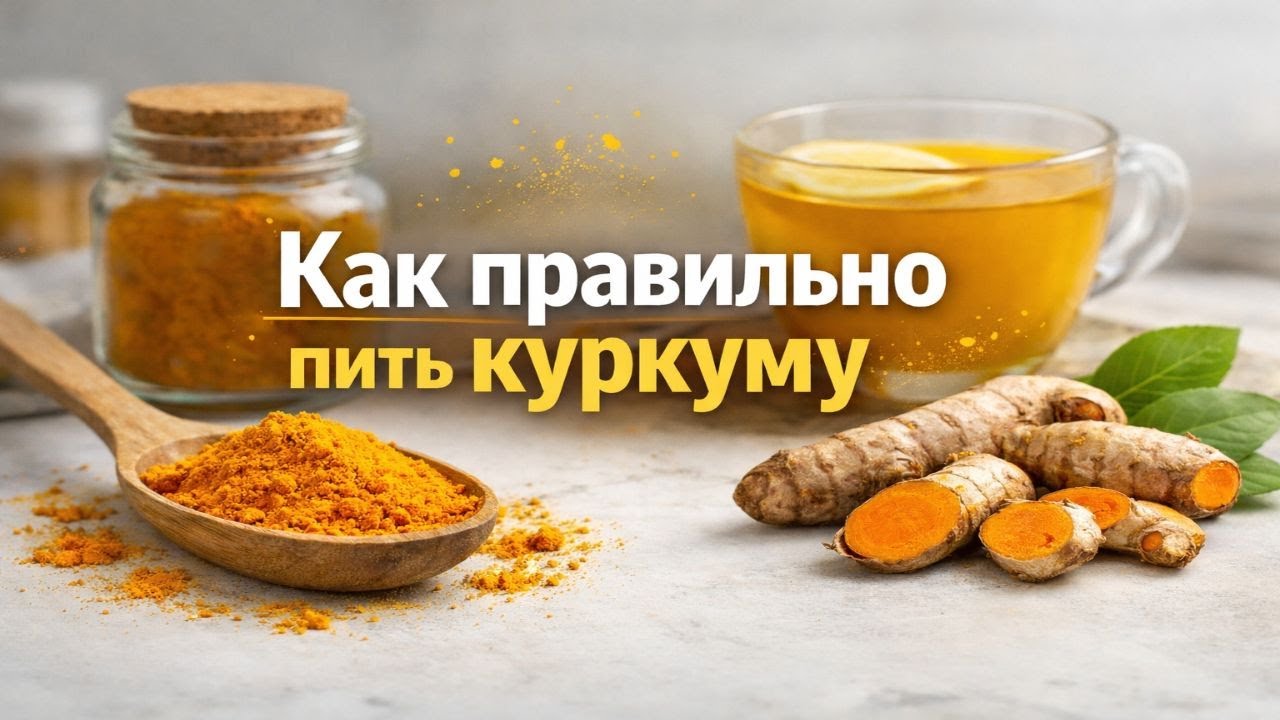 Как правильно пить куркуму?