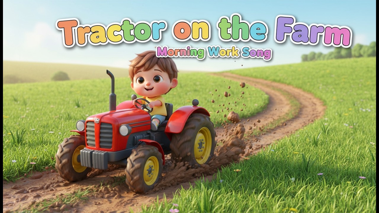 Tractor on the Farm — Nursery Rhyme, Farm Adventure, and Playful Learning