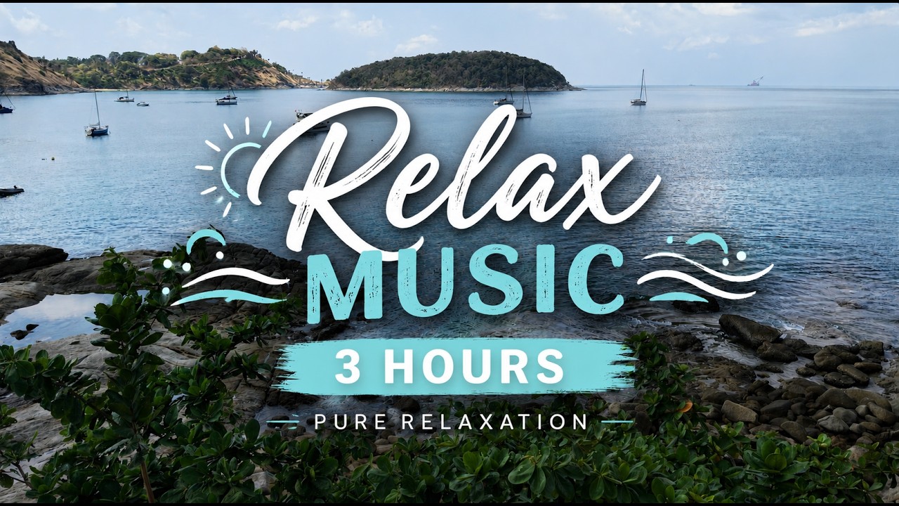 ⛵ Tropical Yacht Paradise | Turquoise Sea & Relaxing Music | 3 Hours
