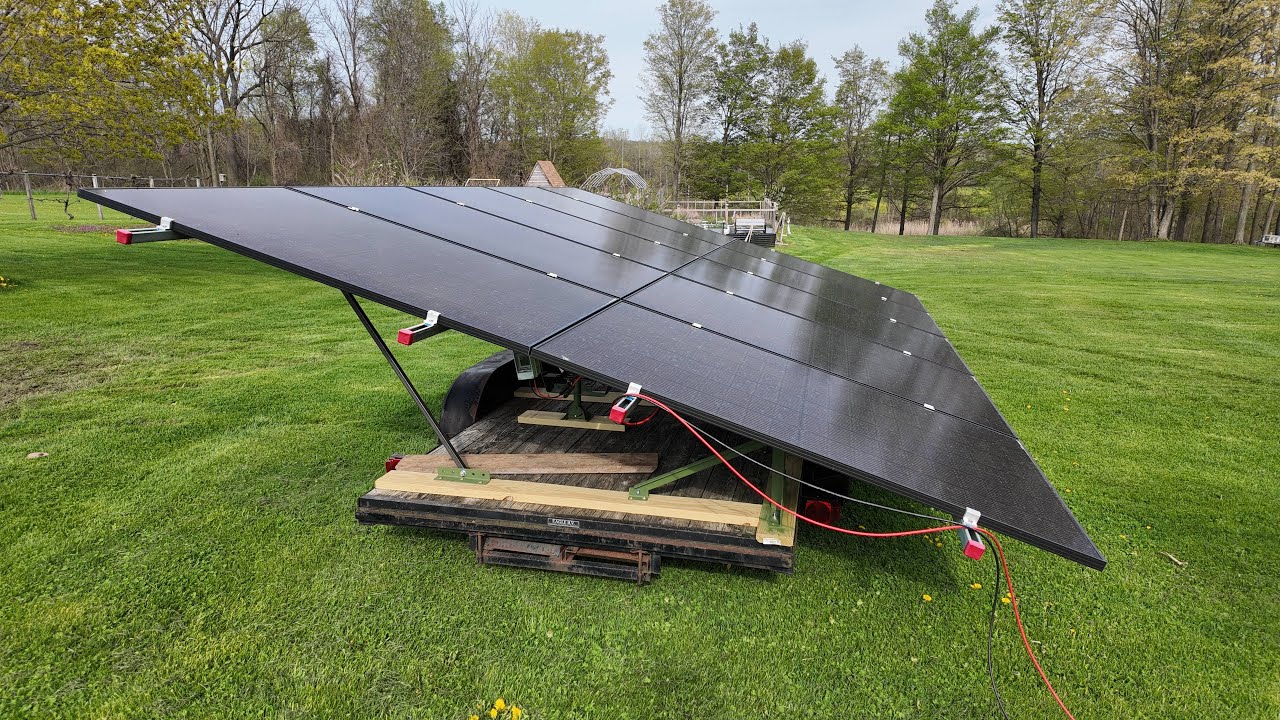 5500 Watt Solar Trailer