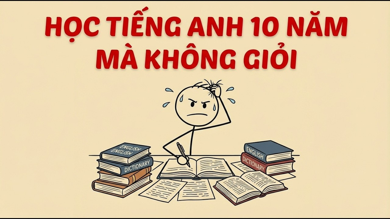 Học tiếng anh 10 năm vẫn không giao tiếp được ?