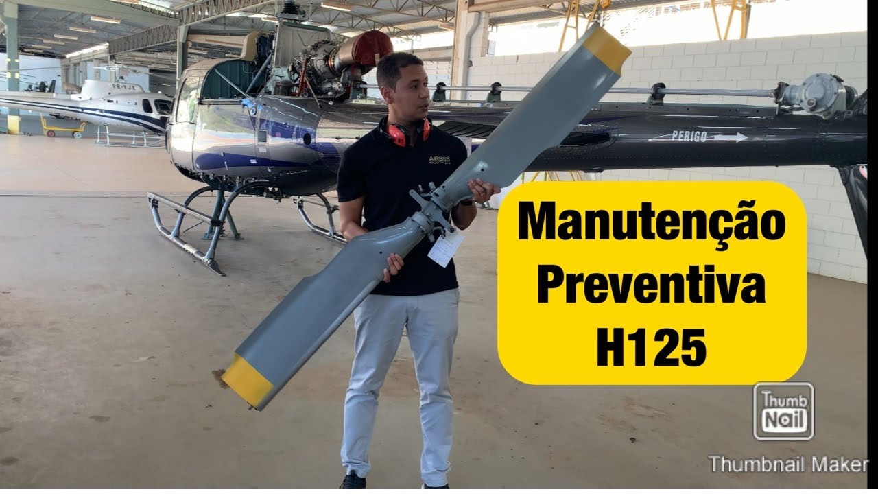 MANUTENÇÃO Preventiva no HELICÓPTERO Airbus H125