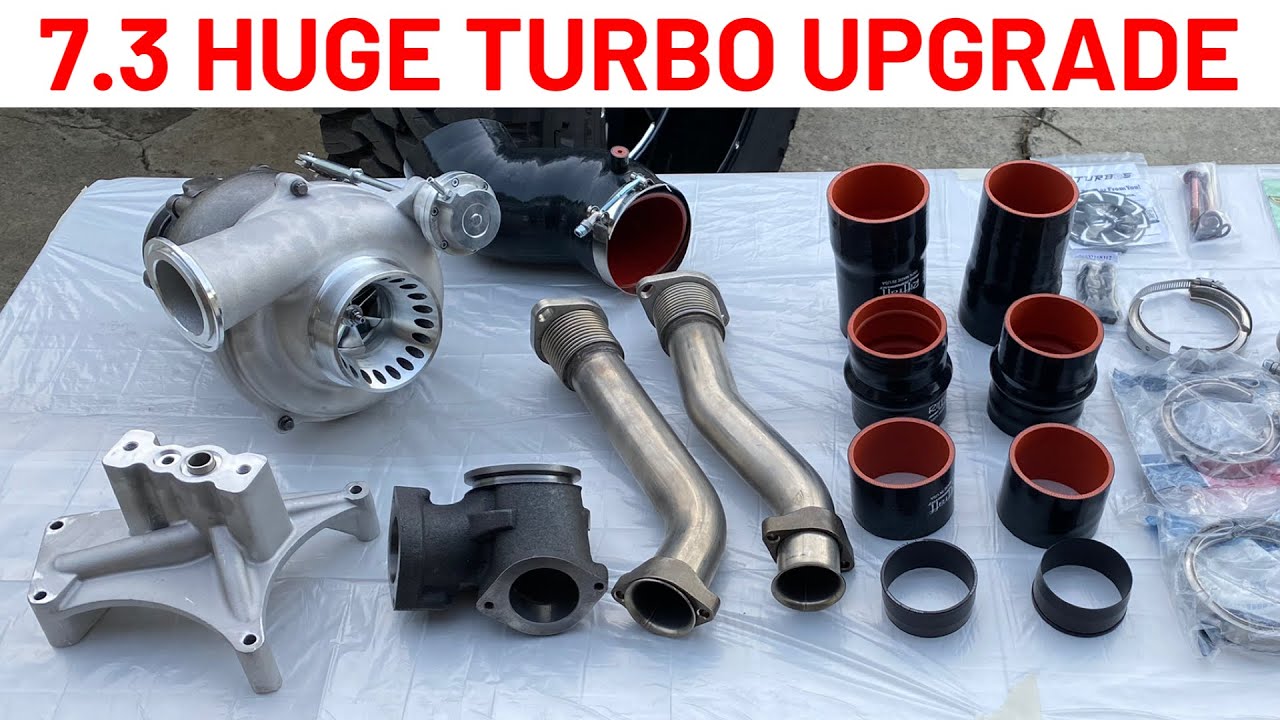 2001 7.3 powerstroke gets KC300x turbo, up pipes, ebpv delete, and more installed
