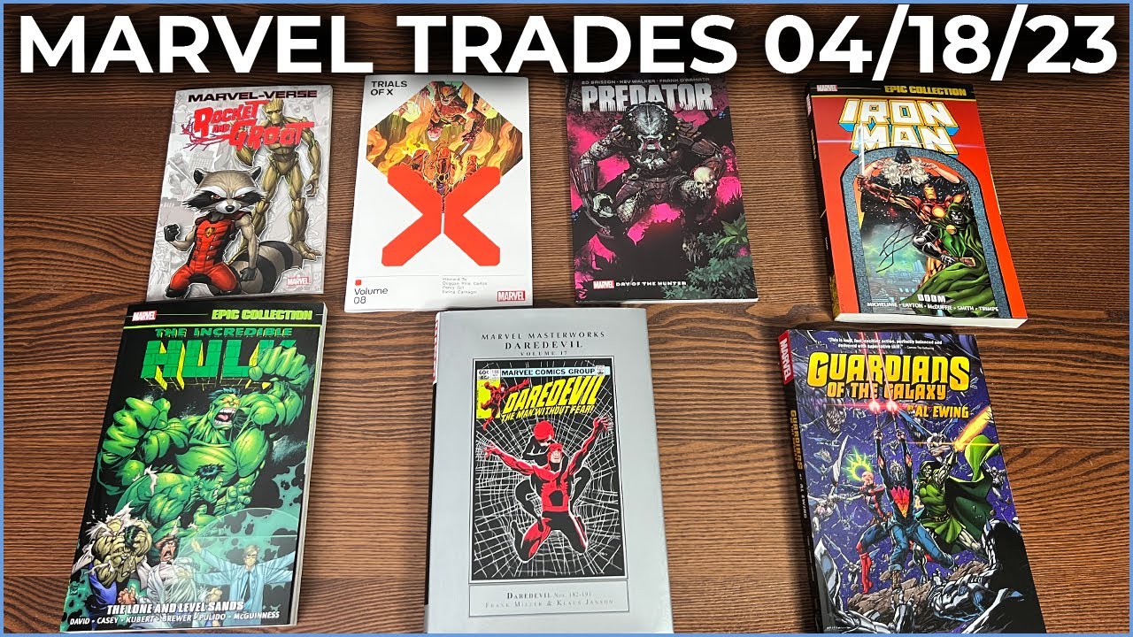 New Marvel Books 04/18/23 Overview| IRON MAN EPIC: DOOM | MARVEL MASTERWORKS: DAREDEVIL VOL. 17