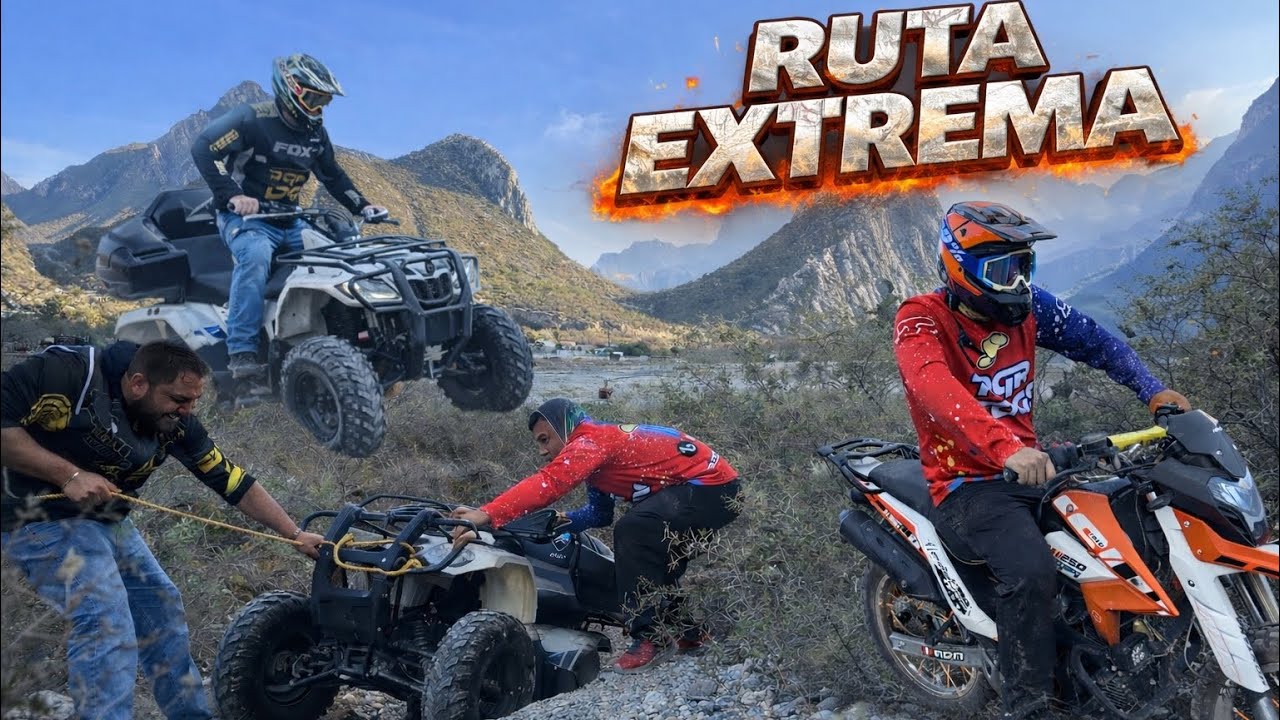 RUTA EXTREMA EN LA HUASTECA🔥Casi Perdemos la Cuatri en la Montaña⛰️😰