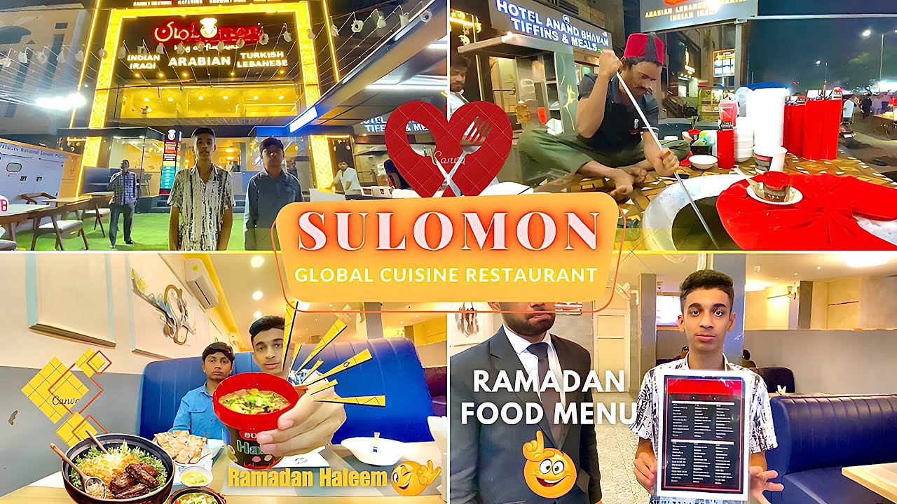 Sulomon Global Cuisine Restaurant Tolichowki Hyderabad | Ramadan Special Food Review🤤|