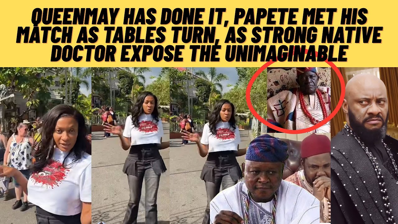 QUEENMAY has done it,tables turn as pAPete fall inside pit in native doctor shrine as secret com out
