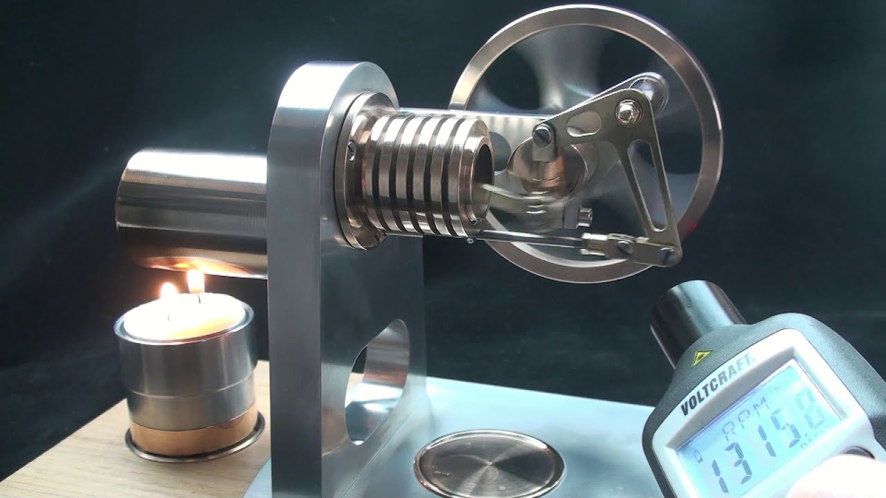 Lever stirling engine