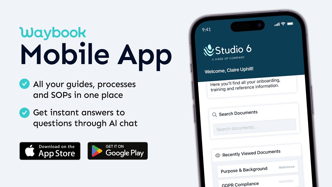 Waybook Mobile App