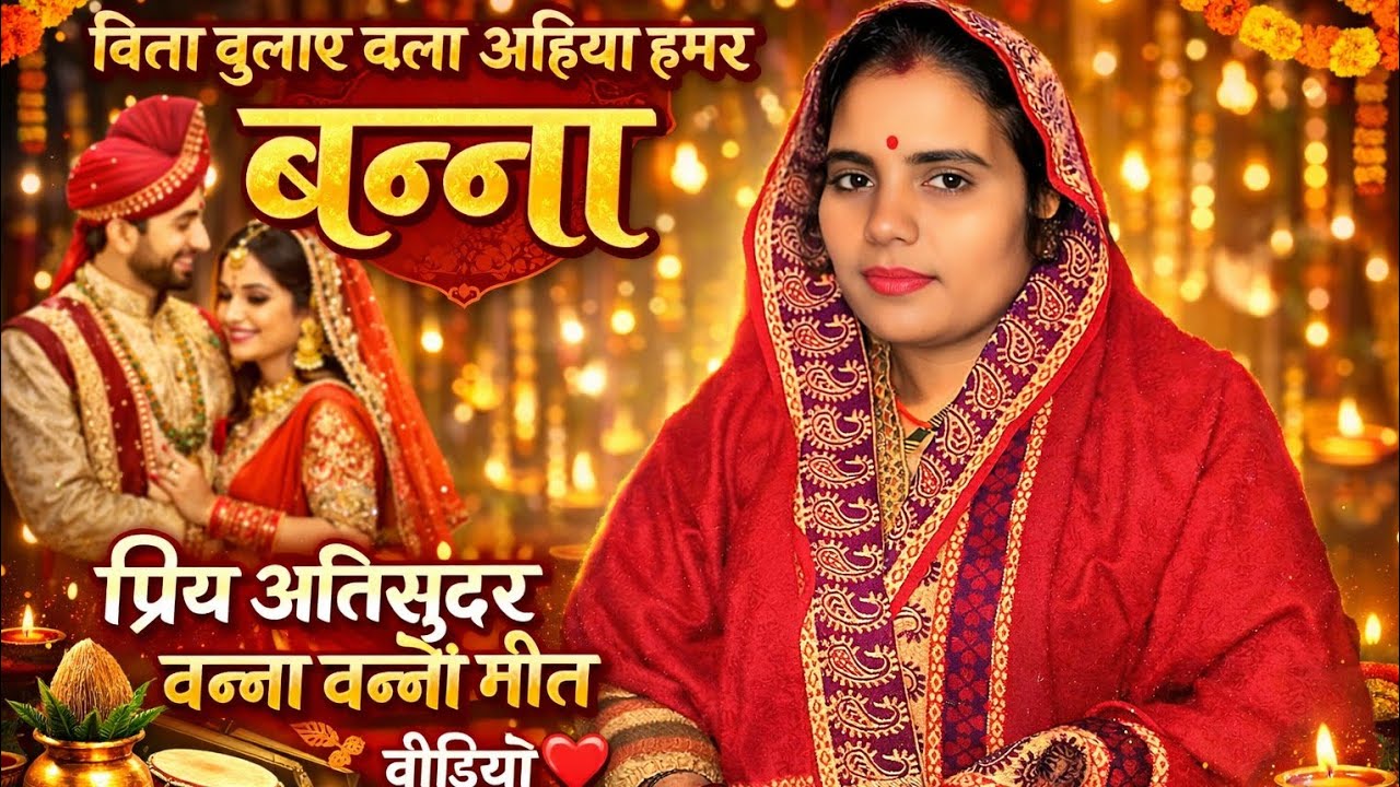 बिना बुलाए चला अहिया हमर बन्ना | प्रिय अतिसुंदर बन्ना बन्नी गीत वीडियो2026 | #BannaBanniGeet