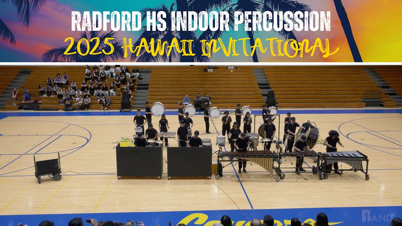 TIMELESS | Radford HS Indoor Percussion | 2025 Hawaii Invitational Competition