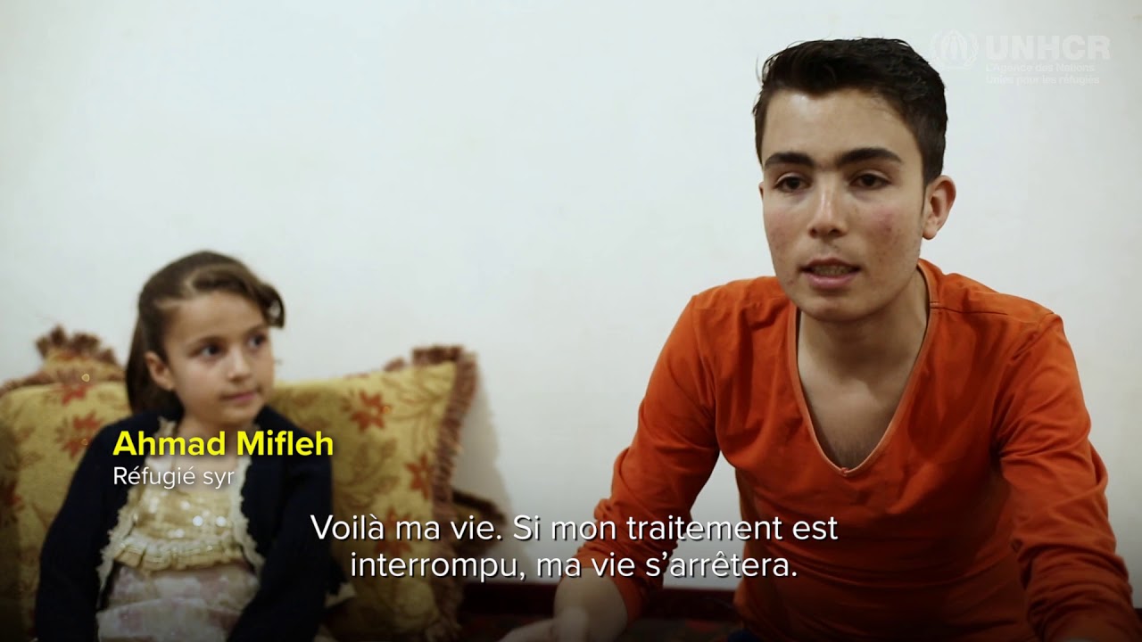 Les deux enfants d'Hamed souffrent d'une maladie du sang appelée thalassémie.