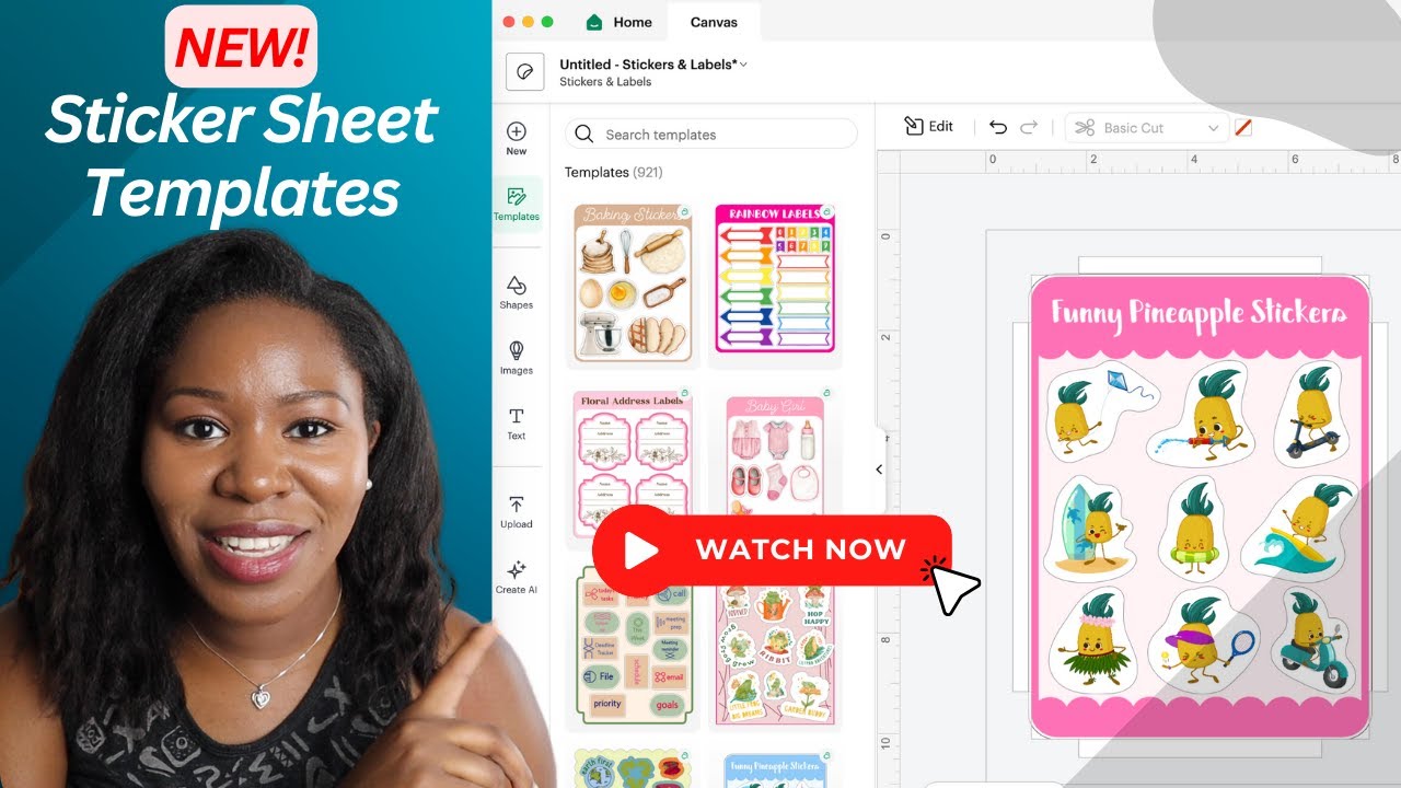Как легко и просто сделать листы с наклейками на Cricut! | Обновление Cricut Design Space