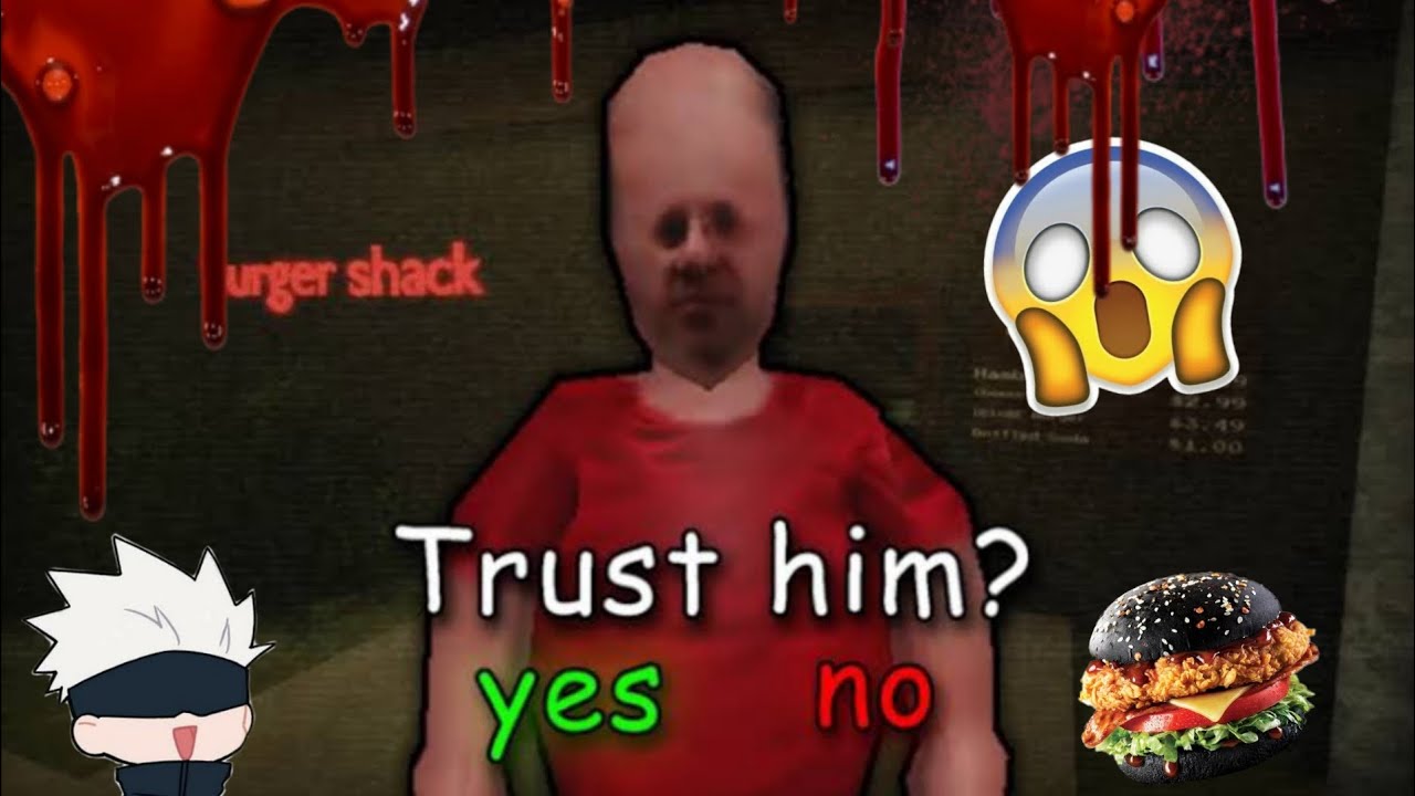 This burger shop is dangerous || Roblox Burger 🍔 Shack Full Horror Gameplay 🤯🤯🤯🤯😱🤫😃😀😰😰😨😥💥