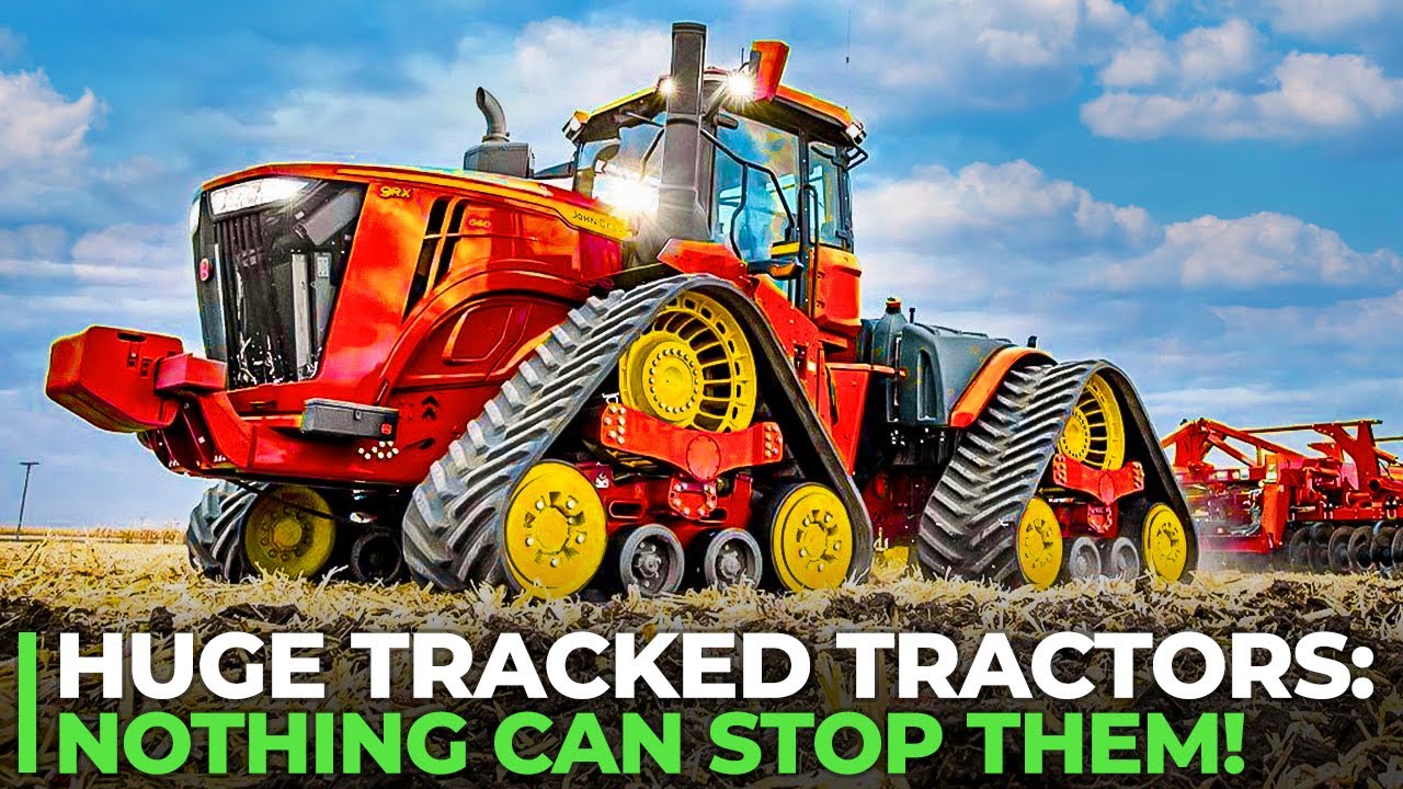 Nothing Can Stop These Huge Tracked Tractors!