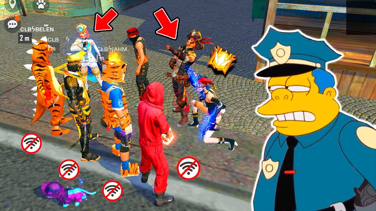 Nos hacemos pasar sin INTERNET en D.E 😂 Free Fire Random | Harrix