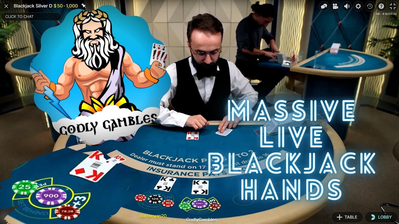 LIVE BLACKJACK - SOME INSANE BLACKJACK BETS!!