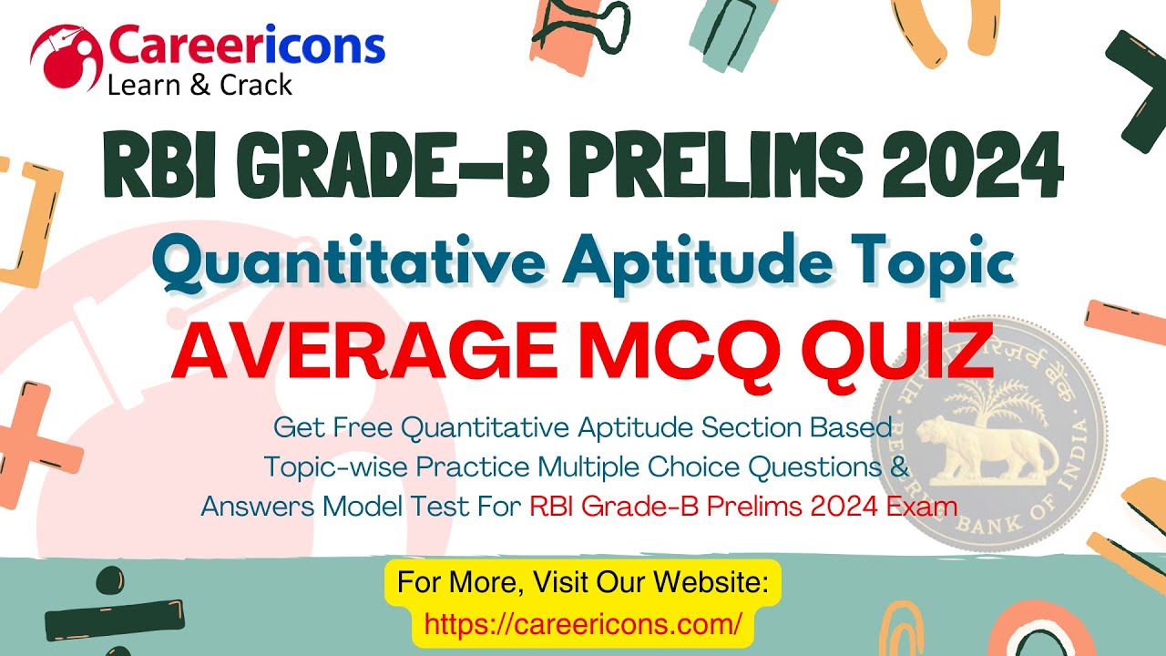 Free Average Aptitude Questions Quiz | RBI Grade B Prelims 2024 Exam #rbi #rbigradeb #rbigradeb2024