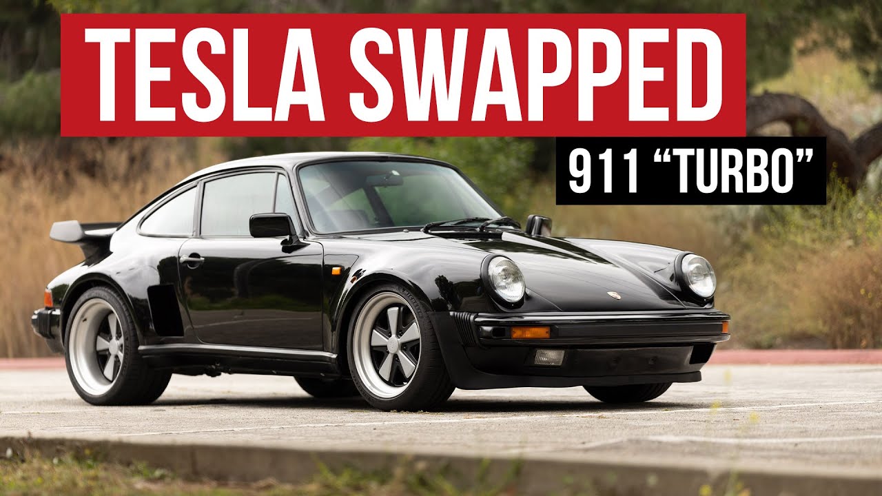 Porsche 930 мощностью 500 л.с., замененный на Tesla, прошедший динамометрический стенд
