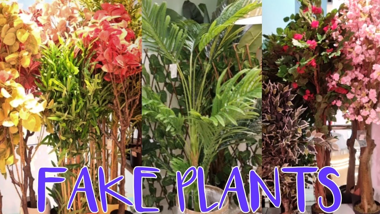 Plastic plants for home decor - Part 1 | artificial plants | fake plants | plastic flowers