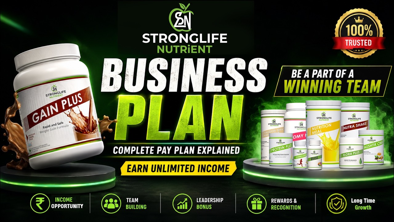 Stronglife Nutrition Business Plan Explained | Income Plan | Direct Selling Opportunity 2026