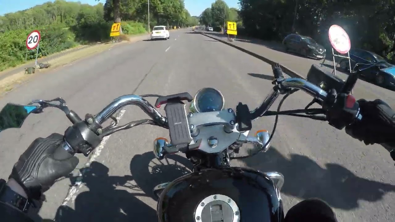 Ajs regal raptor dd125 ride via Portway Bristol