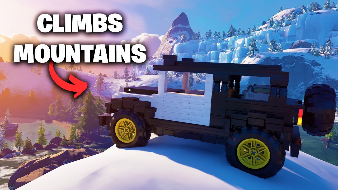 How To Build a Jeep In LEGO Fortnite!