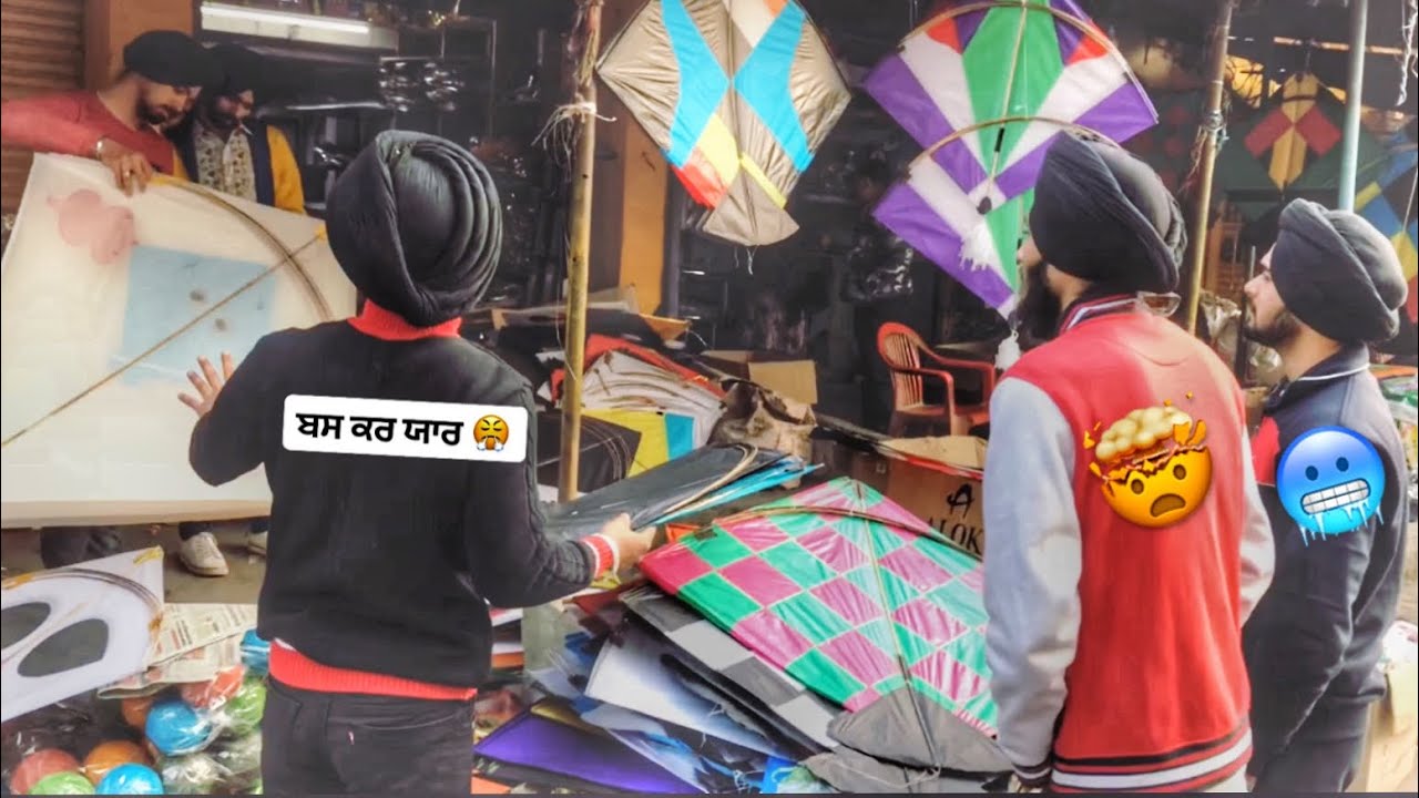 Kites Shopping 😱 For Lohri 🤯 worth Rs . 10,000/-