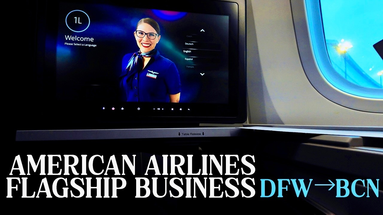 American Airlines Business Class | Dallas to Barcelona | Boeing 787-8