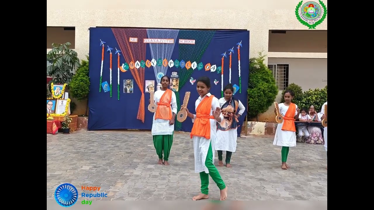 🇮🇳🟠 Republic Day| Dance by G07 Students| Sri Gnanajyothi School 🏫